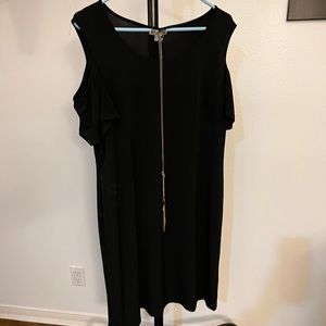 JM collection ladies extra large black dress